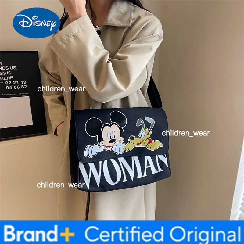 Disney New Fashion diaper bag Mickey Mouse Canvas Mommy bag Womens Handbag messenger shoulder bag H260305