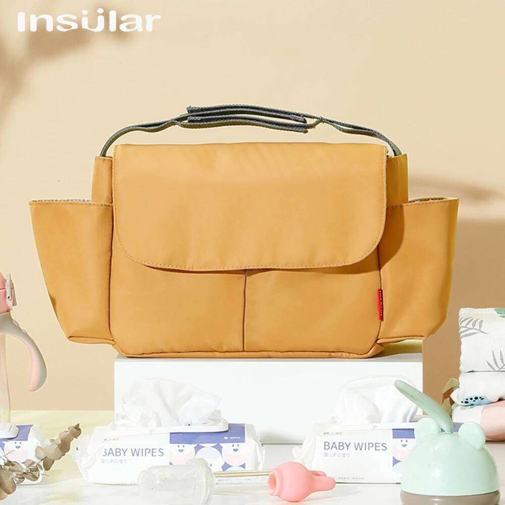 Baby Bag Pram Stroller Cup Holder Cover Trolley Organizer Pouch Travel Accessories Z260304