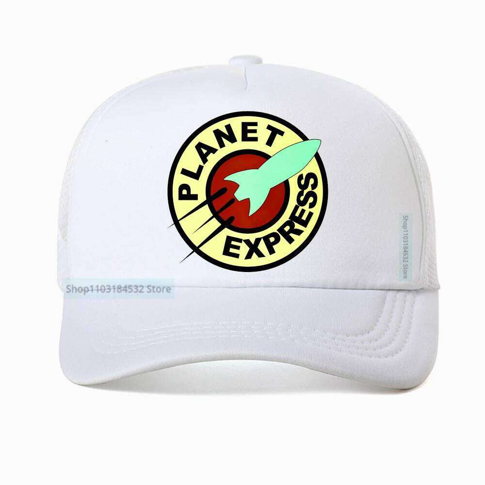 Planet Express Funny Logo Design baseball cap Futurama Graphic Printed caps Cotton Casual Fashion Streetwear Hip Hop hat Y260304