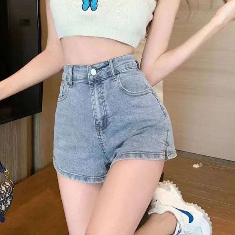 Shorts Women Slender Denim Basic Simple Hot Sale College Summer Trousers Straight Trendy All-match New Arrivals Feminine XJ260305