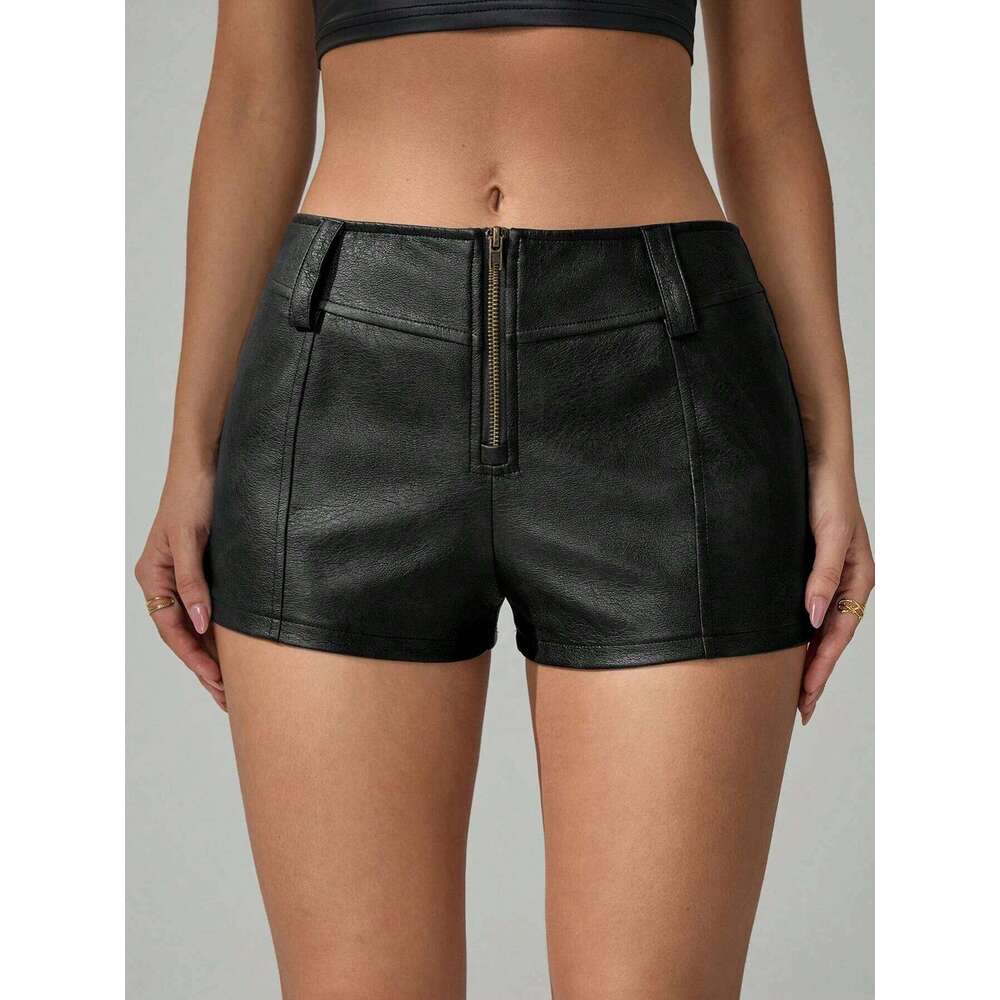 Ladies' casual elegant young sexy and spicy black super shorts, ladies' shorts 776 XJ260305