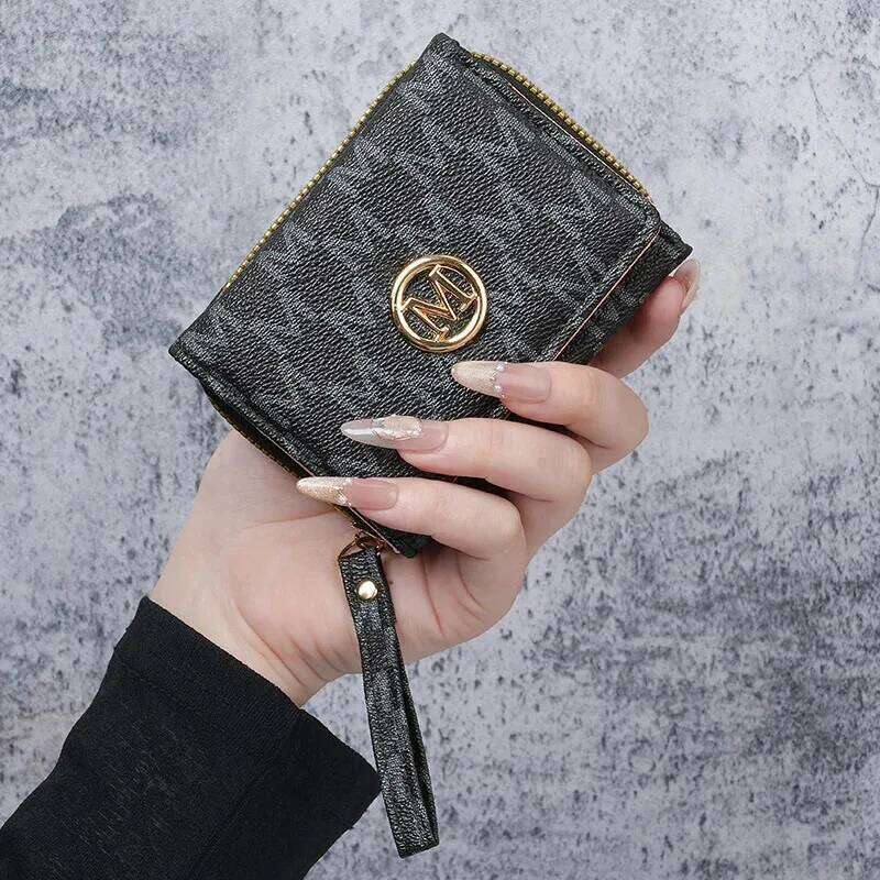 New style women's short, European and American PU high-end coin purse, printed, multi-card slots, small wallet, money cl C260304
