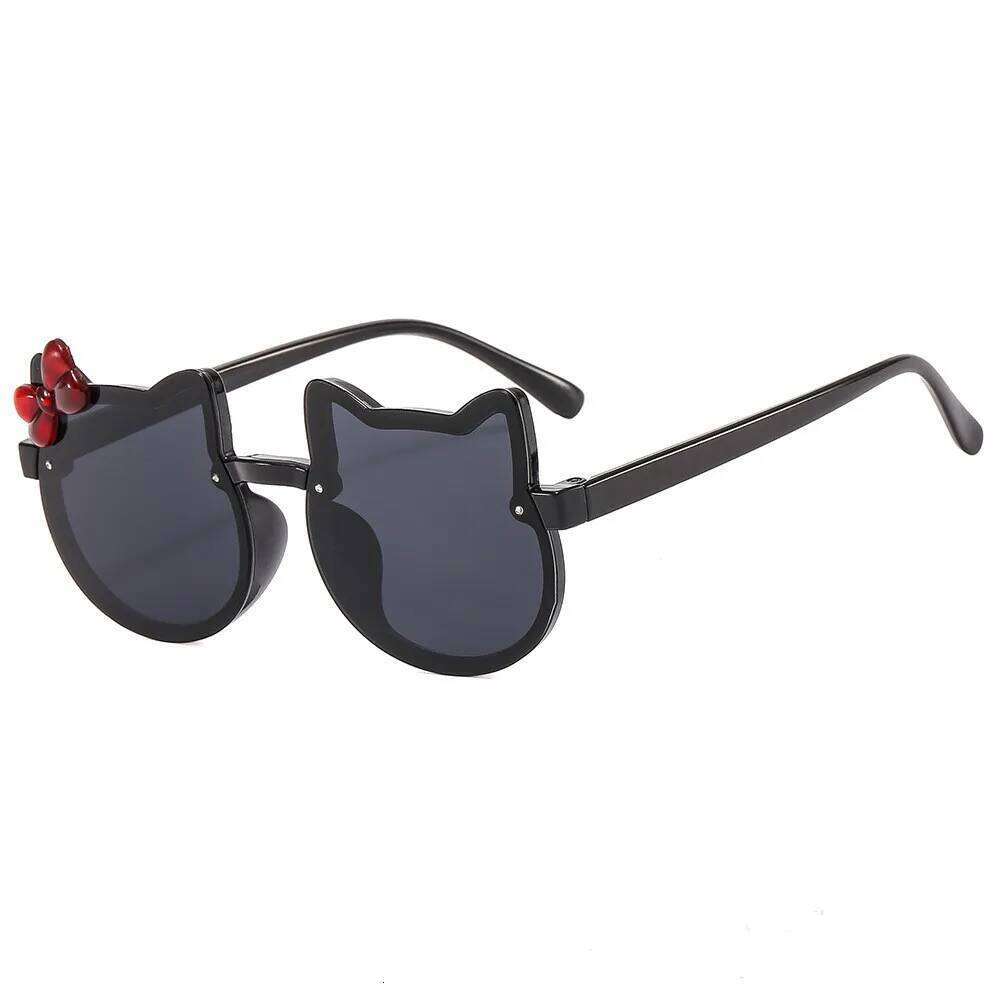 Cat Ears For Kids Girls Boy Outdoor Sun Children Cute Animal Cartoon Sunglasses Protection Glasses Z260304