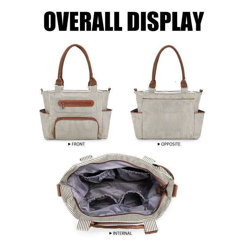 Mummy Handbag Multi-function Large Capacity Mother Baby Diaper Bag Z260304
