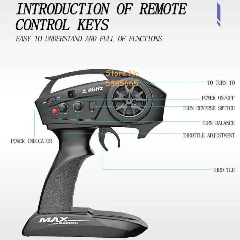 4WD 1/10 Professional Truck Hobby Grade 2.4G Large Off Road Headlight High Speed Remote Control Car Adult RC Cars Toy Z260304