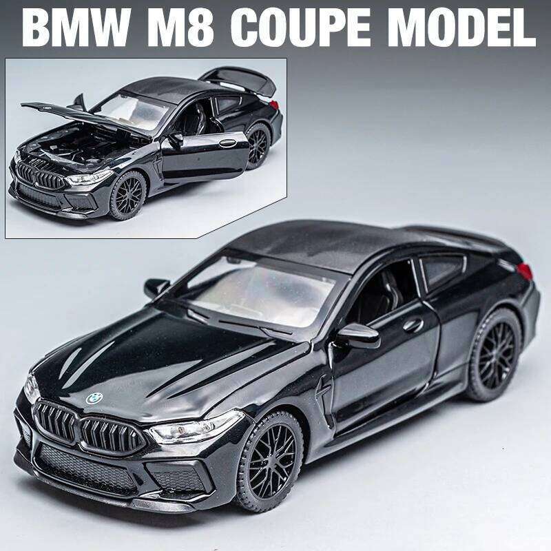 1:32 BMW M8 IM Supercar Alloy Diecasts & Vehicles Metal Car Model Sound and light Collection Kids Toy C260305