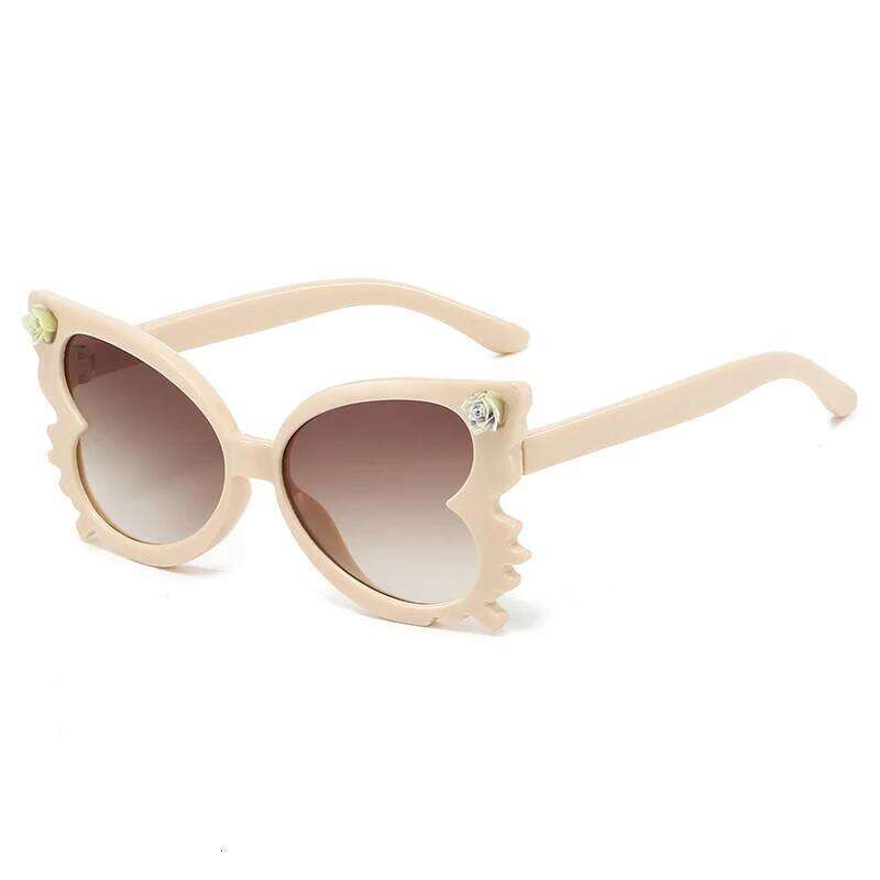 New Kids Artistic Sense Butterfly Shape Sun Glasses Boys Girls Eyeglasses Sweet Children Sunglasses UV400 Z260305