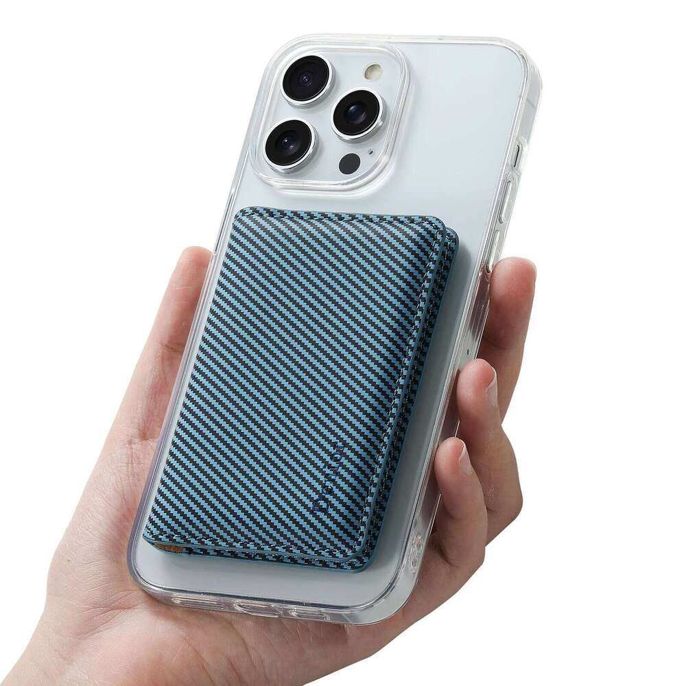 Denior Artificial leather credit wallet 2 slots Mobile phone strong magnetic accessory | ID card clip wal C260304