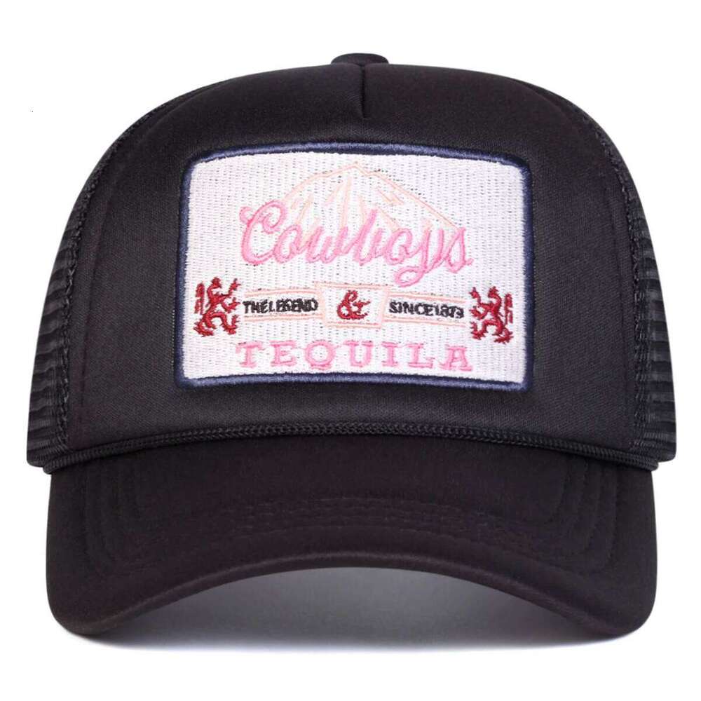 Unisex TEQUILA Letter Embroidery Baseball Net Caps Spring and Summer Outdoor Adjustable Casual Hats Hip Hop Sunscreen Hat Y260304