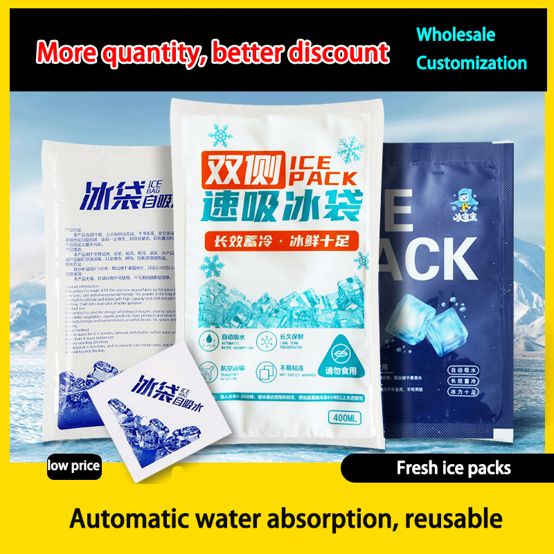 Ice Pack with Self-Filling Design Perfect for Air Freight of Fruits and Vegetables