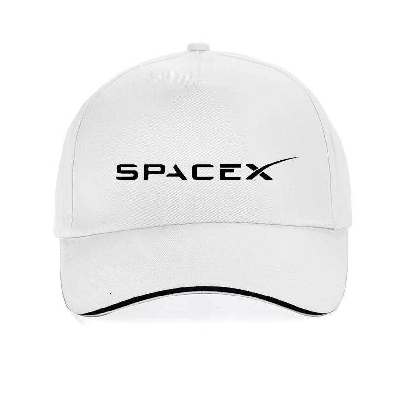 SpaceX Space X Logo cap Men Women 100%cotton car Baseball caps Unisex Hip Hop adjustable Snapback Hat Y260304