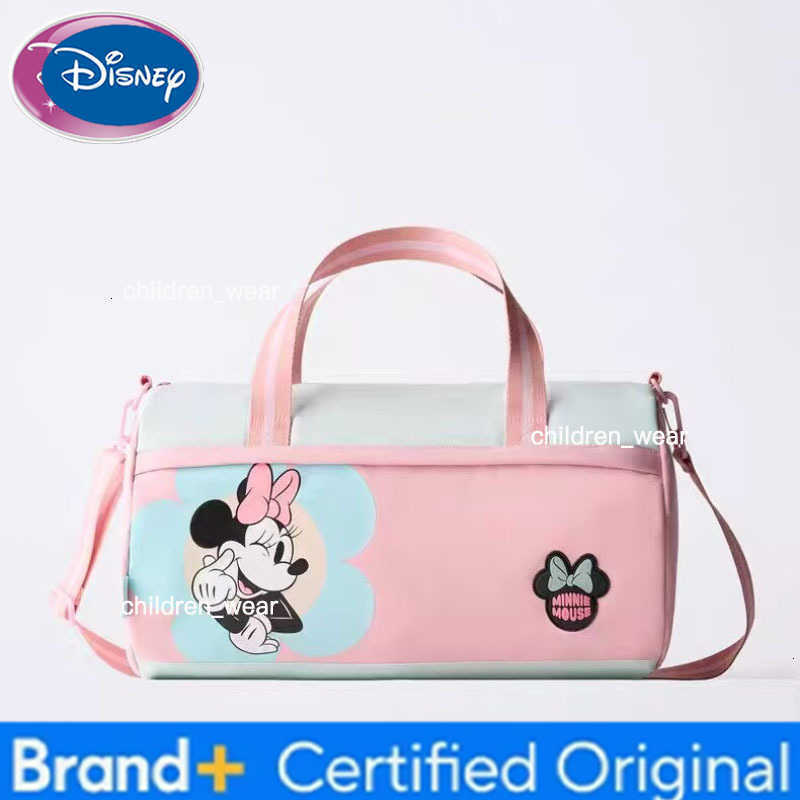 Disney New Cartoon Minnie Pattern Bowling Bag Fashionable and Versatile Daily Sports Crossbody Handbag H260305