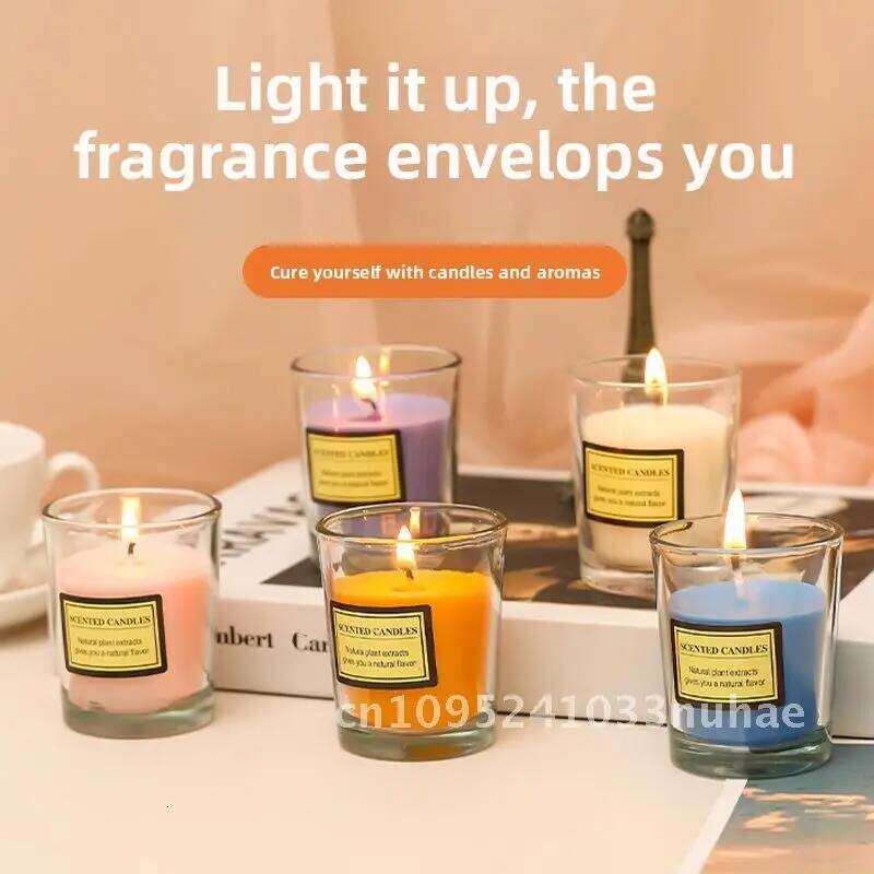 Niche Household Aromatherapy Hand Gift Lasting Essential Oil Aroma Candle Ornament W260304 W260305