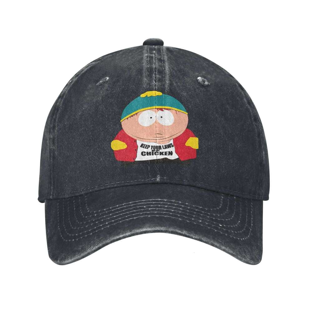 Keep Your Laws South-Parks Baseball Retro Distressed Washed Kenny Cartman Headwear Outdoor ATravel Adjustable Fit Caps Hat Y260304
