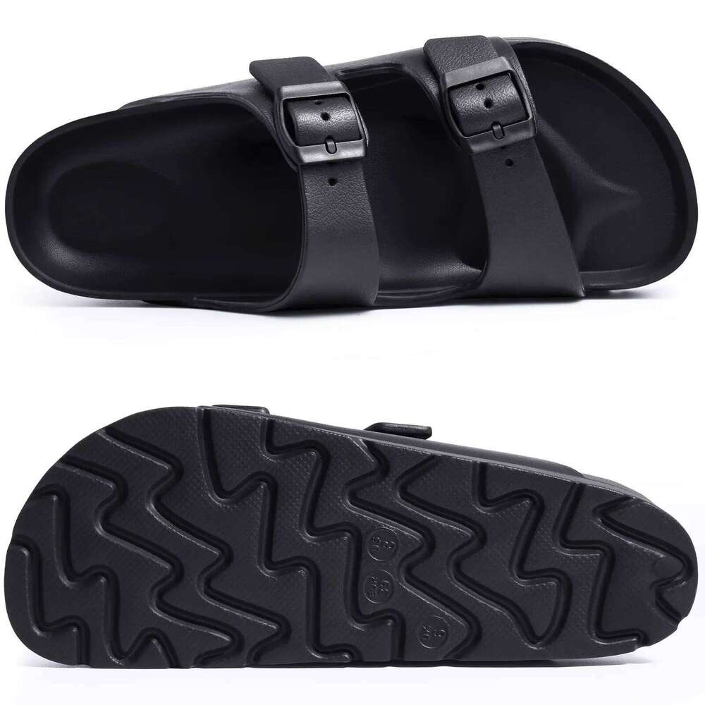 Kidmi Fashion Women's Platform With Arch Support Summer Beach Sandals Outdoor Chunky Lightweight Foam Slip on Slides