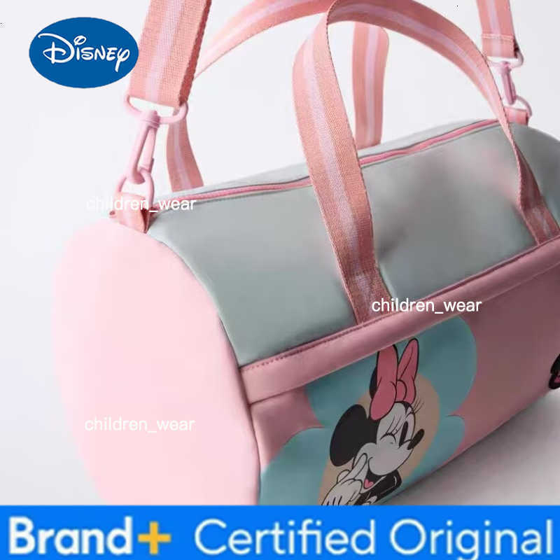 Disney New Cartoon Minnie Pattern Bowling Bag Fashionable and Versatile Daily Sports Crossbody Handbag H260305