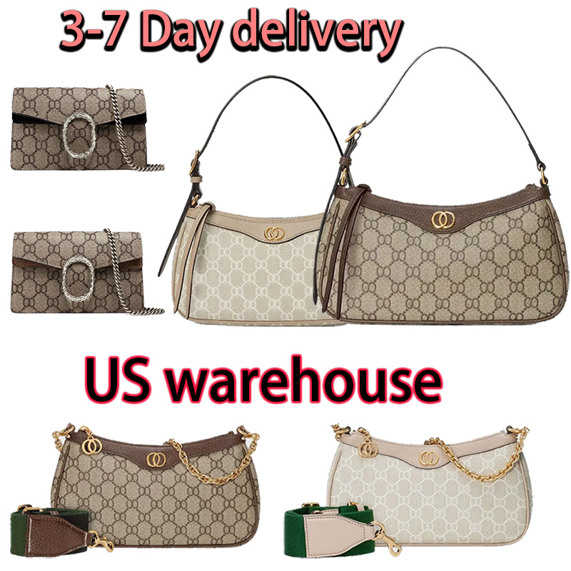 Designer Bag Shoulder Bags Ophidia Bag Brown Chain Classic Handbag Dionysus Ladies Luxury Messenger Underarm Bag Handbag Womens Premium Wallet Designer luxury Bag