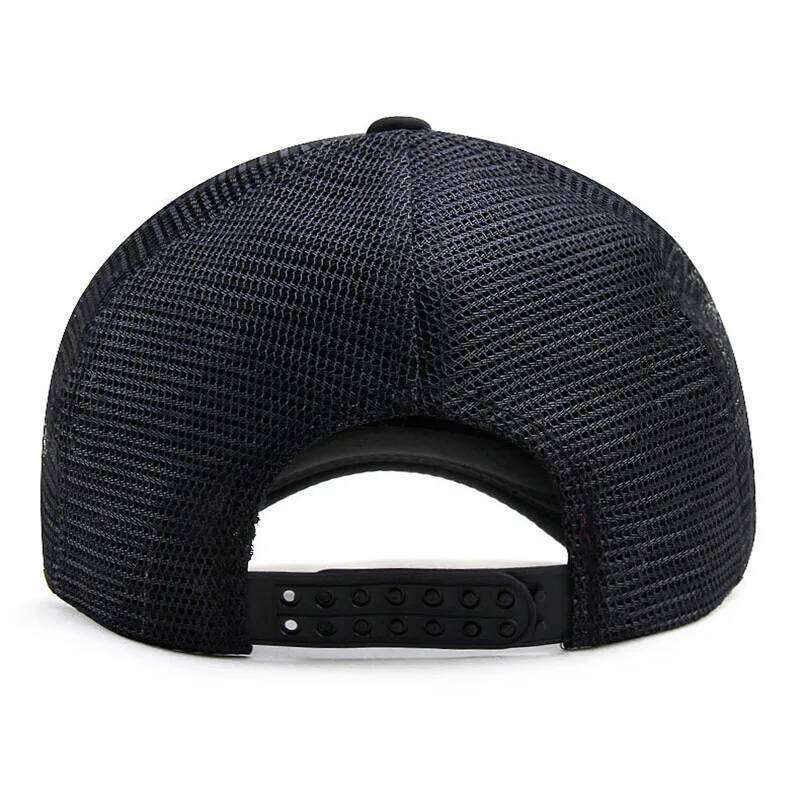 Unisex Casual Plain Mesh Baseball Adjustable Snapback Hats For Women Men Hip Hop Trucker Cap Streetwear Dad Hat Y260304