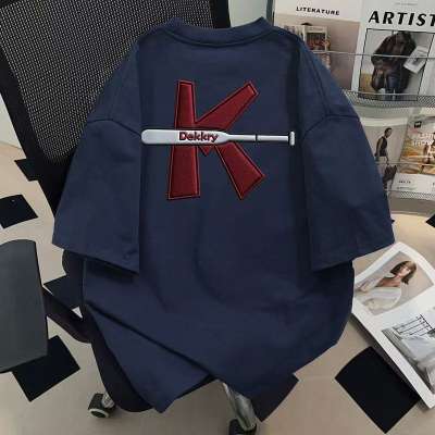 2026 New Designer Luxury Brand Retro Men's And Women's Breathable Sports Short Sleeved T-shirt Loose Fit Ins Style Cool Hip-hop Round Neck H