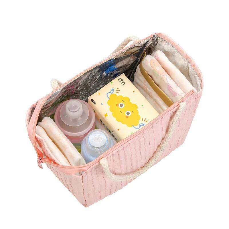 Multifunctional Diaper Large Capacity Handbag for Women Mommy Shoulder Bag Outdoor Travel Baby Items Organizer Z260304