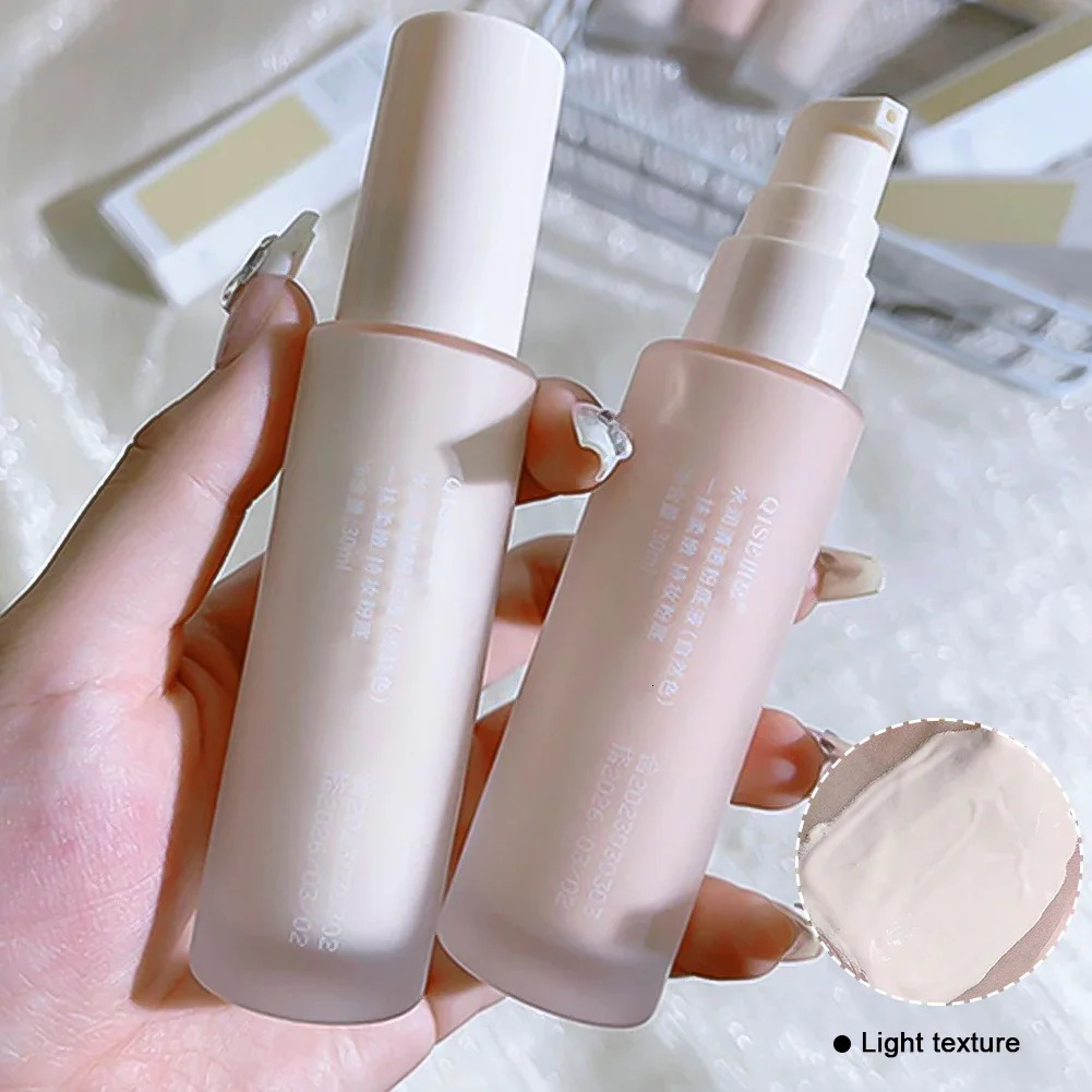 Women Whitening Liquid Foundation Brighten Cream Muscle Foundation Base Concealer Liquid Concealer Makeup Cosmetics 260305