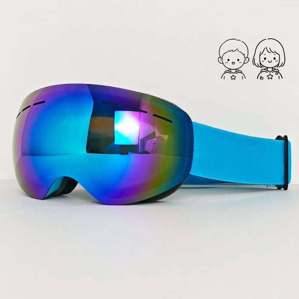 2025 Winter Children Cycling Riding Windbreak Protection Anti Fog Ski Equipment Glasses S260304