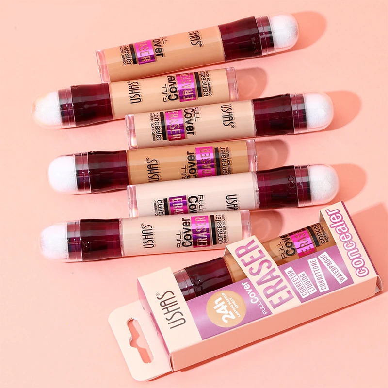 12 colors facial concealer sponge head matte liquid foundation oil-control long-lasting BB creamwaterproof brightening makeup 260305