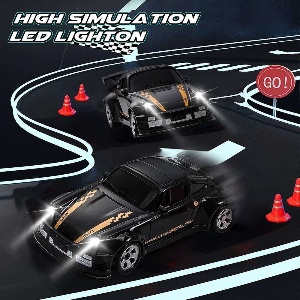 KF20 1/64 RC Drift 2.4G High-Speed Racing Four-Wheel Mini Desktop Remote Control Car Electric Toy Kids Z260304