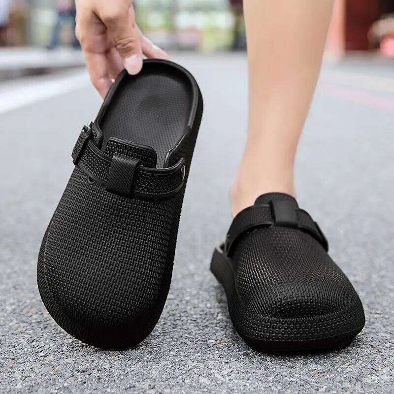 Kidmi Fashion Clogs Garden Summer Nonslip Beach Slippers EVA Flat Sandals Casual Waterproof Men Shoes