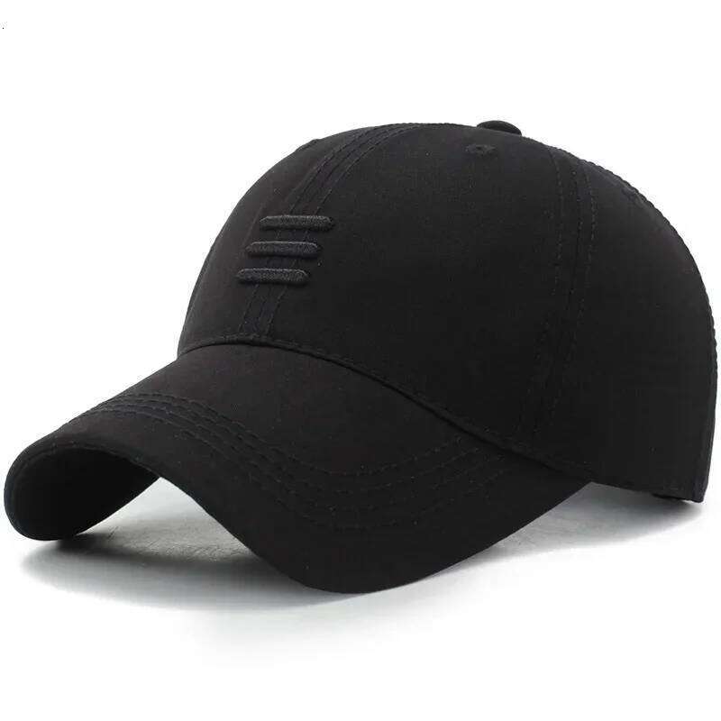 Hat baseball European American fashion spring and autumn sun hat simple black summer leisure duckbill sports cap Y260304