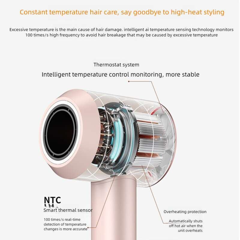 Famous Brand Huaqiangbei Mousen Top High Speed Salon Home Use Power Negative Ion Leafless Hollow Hair Dryer CKS