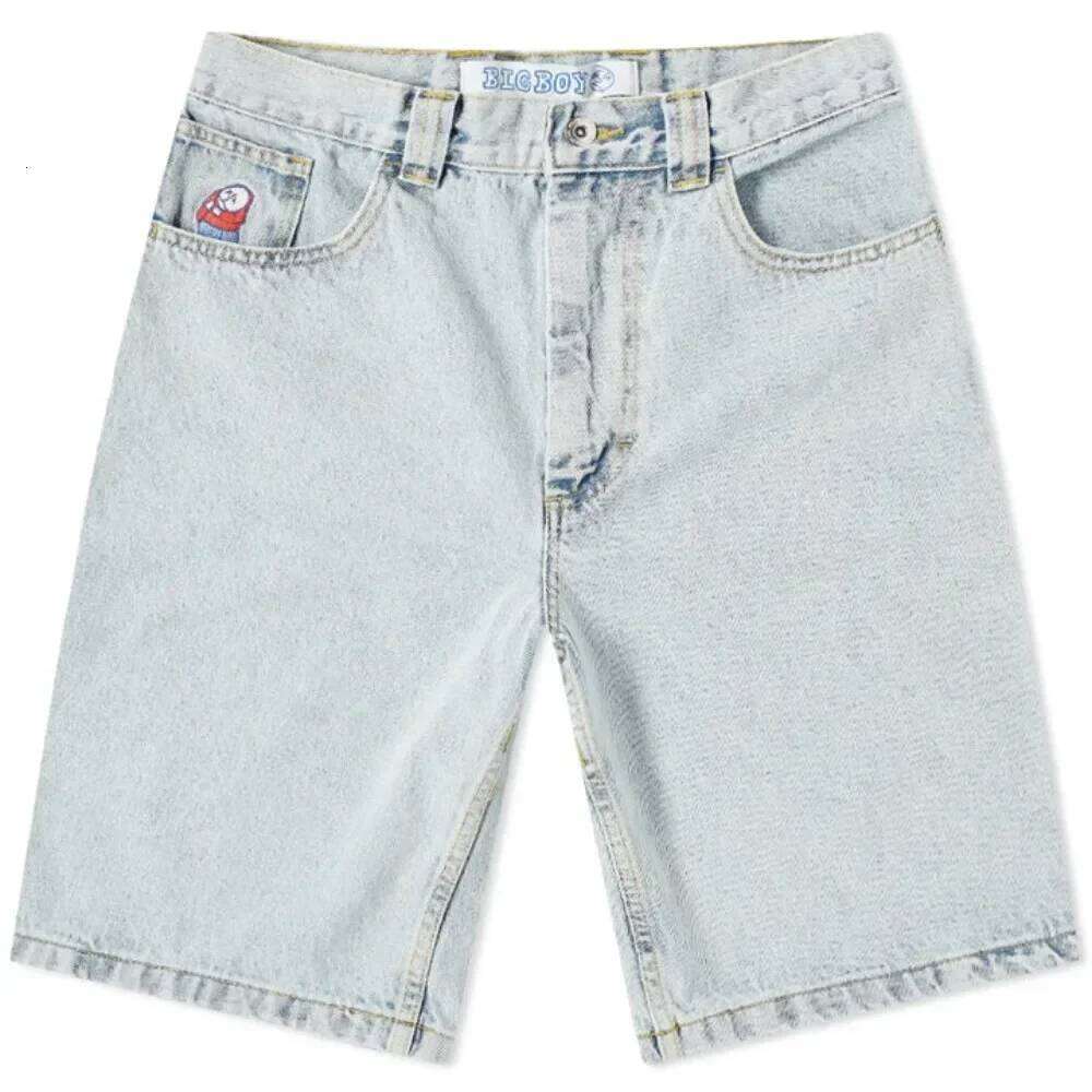 Big Boy Y2K Pants Harajuku Gothic Hip Hop Cartoon Embroidery Baggy Jean New Men Women Clothing High Waist Shorts XJ260305