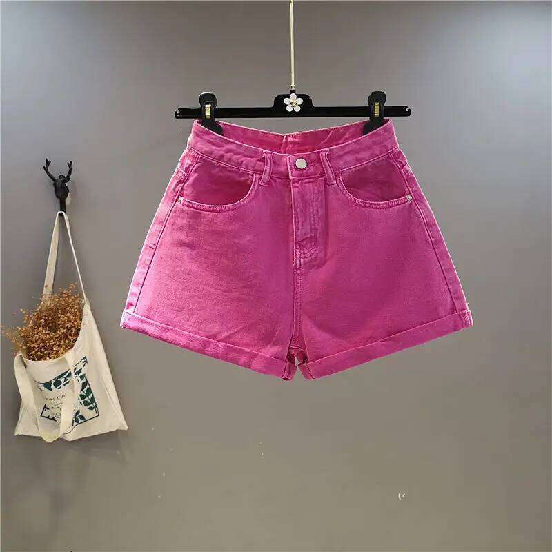 Korean Denim 2025 New Summer A-line Hot Pants Ropa Mujer Jean Shorts XJ260305