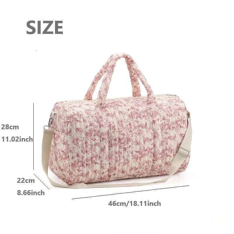 Floral Mommy Large Capacity Diaper Bag Maternity Pack Travel Handbag Storage Women Shoulder Bags Baby Items Organizer Z260304