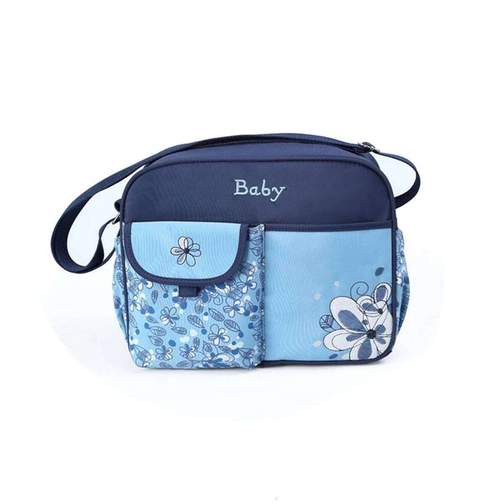 New Fashionable Cartoon Printed One Shoulder Diagonal Crossing Mommy Multi functional Travel Diaper Bag Z260304