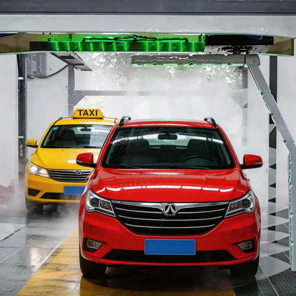 Dynamic 360 Degree Car Wash Machine Featuring High Pressure Spray And Foam Curtain For Quick Jeep And Sedan Cleaning Operations Professional