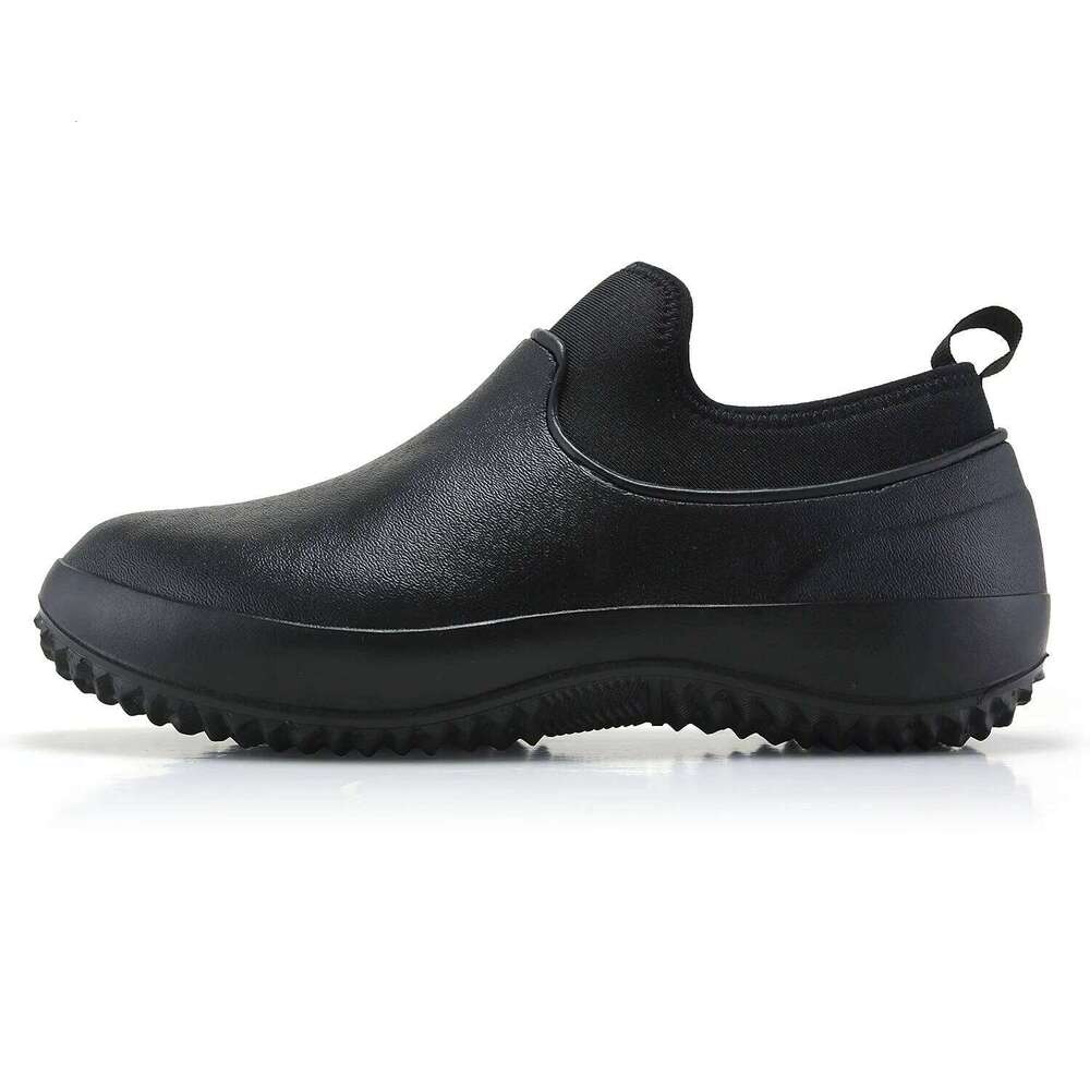Kidmi Men Slippers Mens Work Shoes Slip On Water Resistant Walking Sneakers Waterproof Nonslip Food Service Chef Kitchen