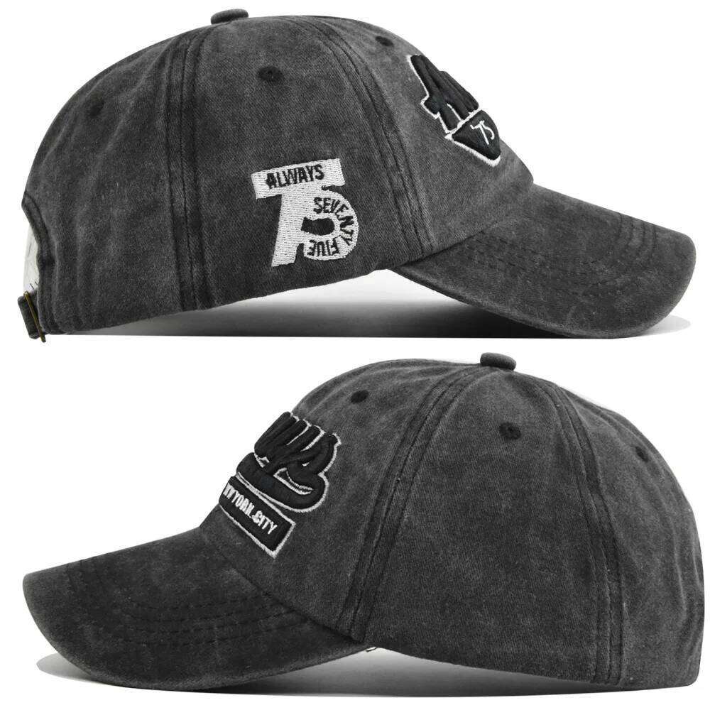 Men's ALWAYS Embroidered Baseball Snapback Caps Hip-hop Hats Outdoor Adjustable Unisex Sunshade Cowboy Sunscreen Hat Y260304