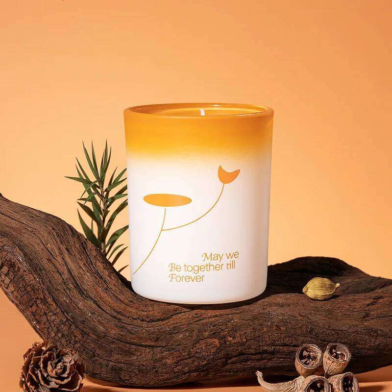 Aromatherapy in Jar Room Decoration, Ebony Sandalwood Scented Candle, Gift for Guests, Souvenir Candles W260304 W260305