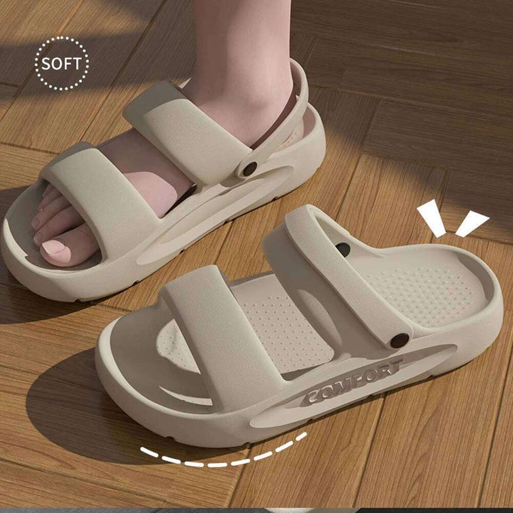 Kidmi Mens And Womens Home Soft Couple's Non-slip Fashion New EVA Material Wear-resistant Thick-soled Slippers