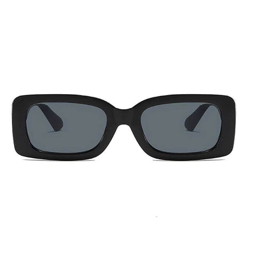 2 Pairs Unisex Trendy Square Sunglasses, Fashion Decorative Glasses For Daily Wear Z260304