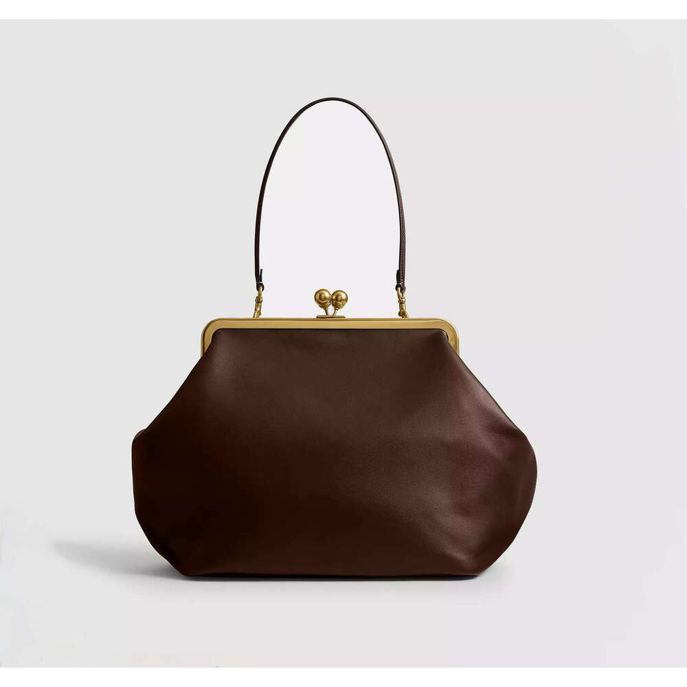 designer Luxury bag Women's Cowhide Tote Single Shoulder Crossbody Handbag Large Capacity Genuine Leather Drawstring Basket Romy Bucket Bag dh110