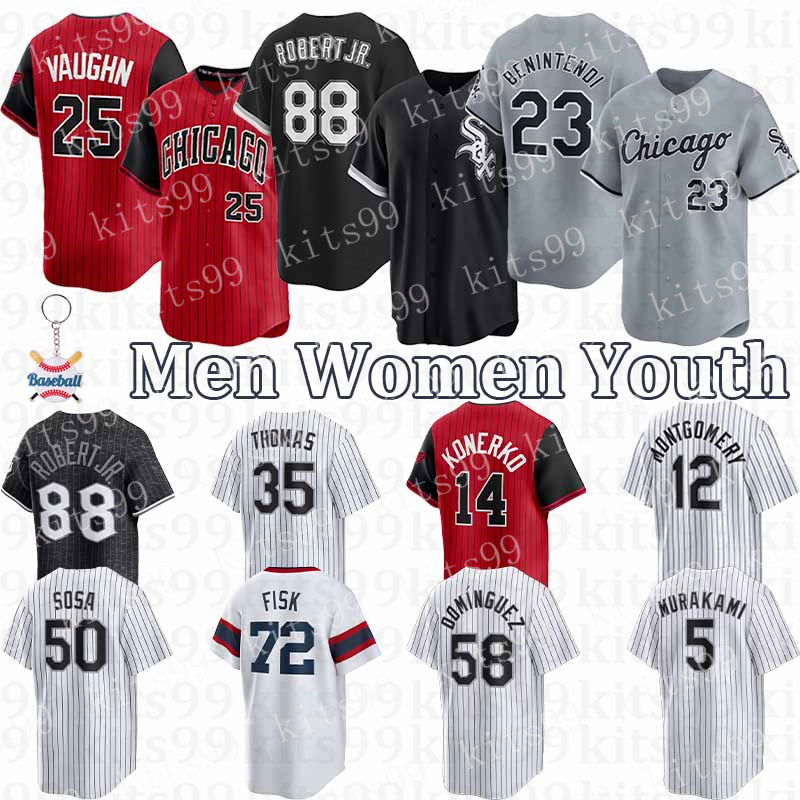 Chicagocity White Sox jersey #5 Munetaka Murakami Luis Robert Jr. Andrew Benintendi Lenyn Sosa Michael A. Taylor #30 Julks customized Baseball Jerseys