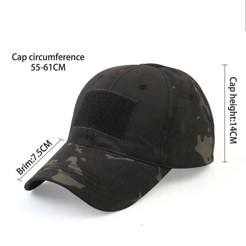 Mens Baseball Camouflage Adjustable Hats for Hunting Fishing Outdoor Cool Sports Cap Y260304
