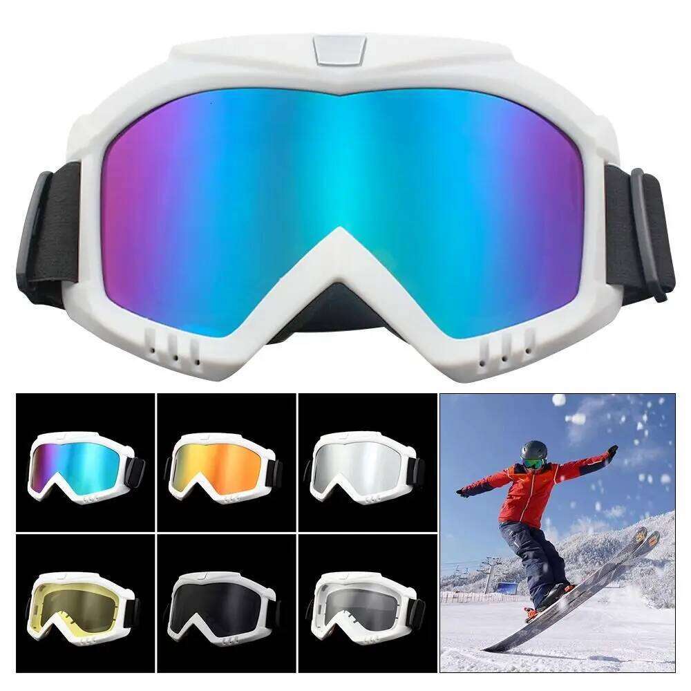 Unisex Winter Windproof Dustproof Outdoor Sports Snowboard Eyewear Glasses Ski Goggles Moto Cycling S260304