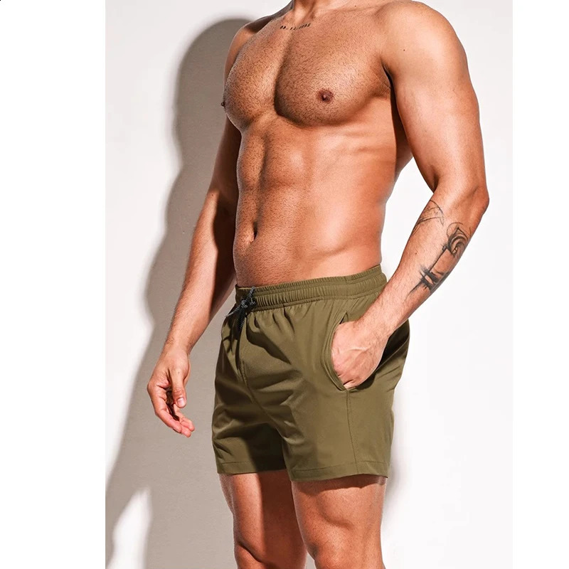 Men Swimming Shorts Summer Trunks Swimwear Quick Dry Board Short Pant Bathing Suit Sport Swimsuit Surfing Beach Swim Shorts Men260228