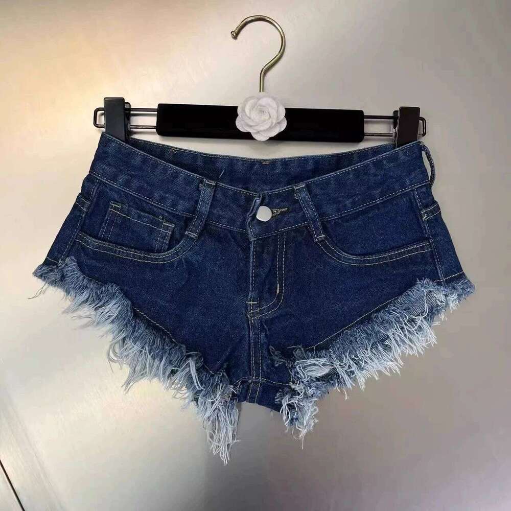Summer Low Waist Do Old Hair Edge Show Thin American Hot Pant Women Sexy Wind Street Tide Short Jeans XJ260305