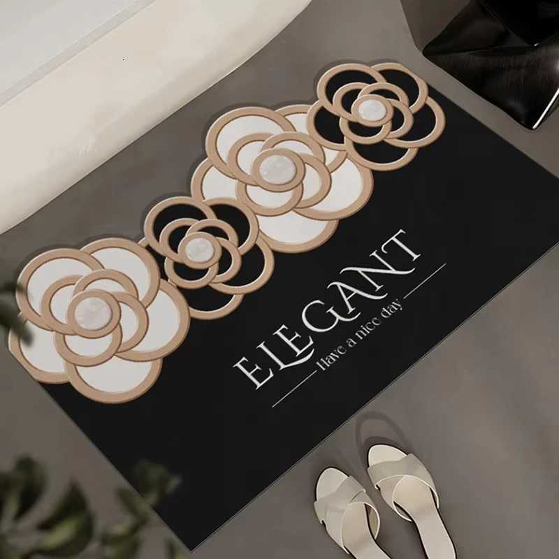 Soft Silica Mud Bath Mat Water-Absorbent Quick-Dry Non-Slip for Bathroom Toilet Door Home DecorT260305