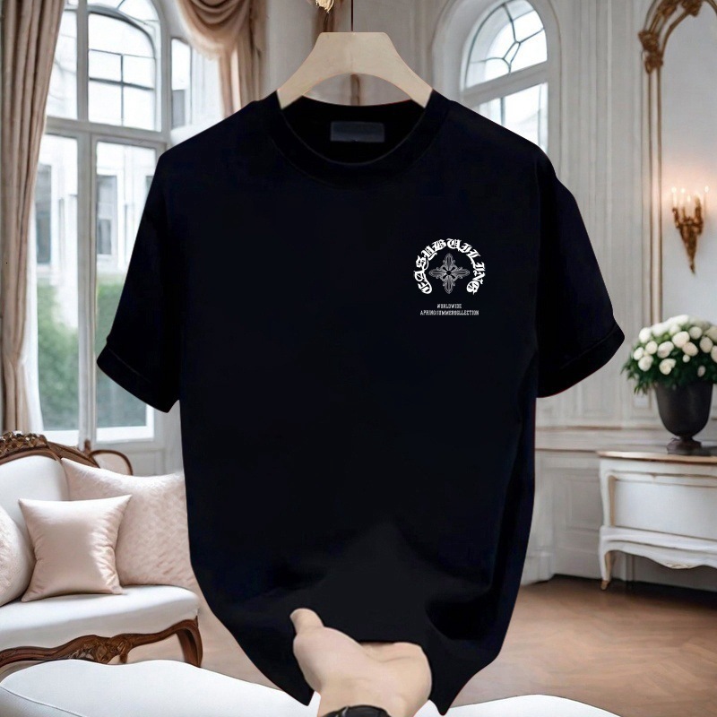 New Brand Classic T-shirt Clothing Fashionable And High-quality Pure Cotton Tee Summer Casual Breathable Half Sleeved Clothing Fashionable Top - view 4