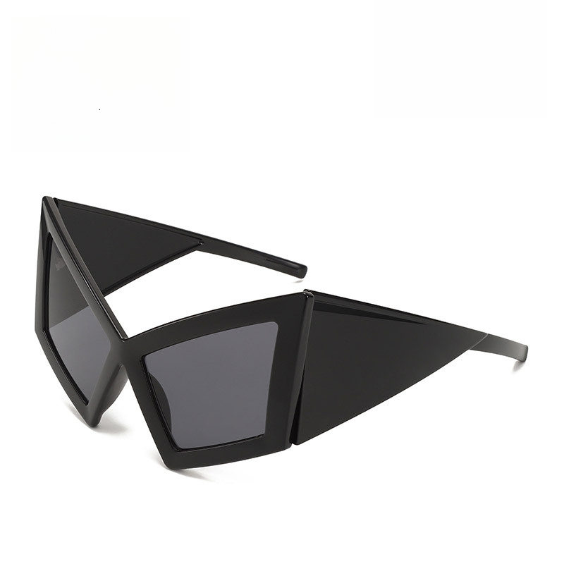 2026 New Designer Luxury Brand Shuanghuan Future Technology Glasses Personalized Motorcycle Style Large Frame Sunglasses Exaggerated Modern Sunglasses